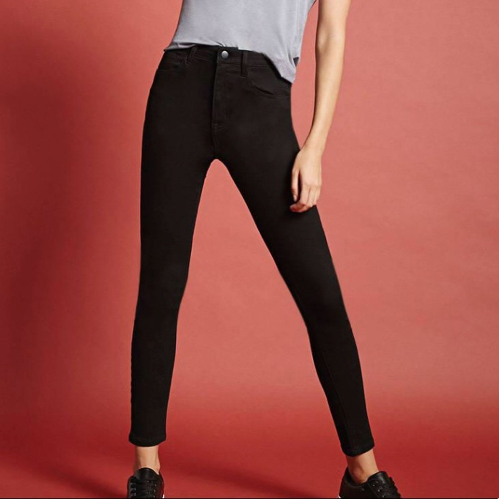 Forever 21 Fairfax High Rise Skinny Denim Pants